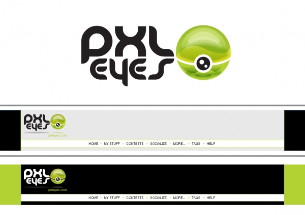 Web 2.0 - Logo PXLEyes v3.2